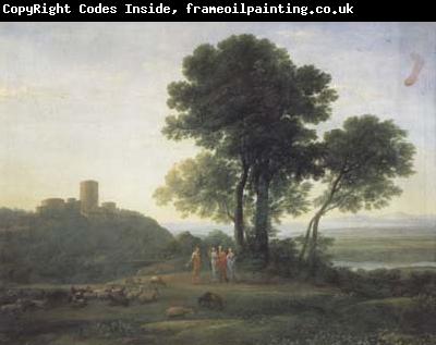 Claude Lorrain Landscape with Jacob and Laban (mk17)